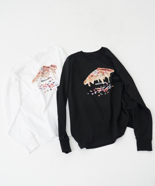 FEKETE(フェケテ)の「FEKETE MADE PIZZADRUGS LONG SLEEVE TEE (Graphic by Grace of God)(Tシャツ/カットソー・メンズ・ホワイト/ブラック・FREE)」の22枚目の写真