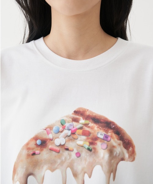 FEKETE(フェケテ)の「FEKETE MADE PIZZADRUGS LONG SLEEVE TEE (Graphic by Grace of God)(Tシャツ/カットソー・メンズ・ホワイト/ブラック・FREE)」の18枚目の写真