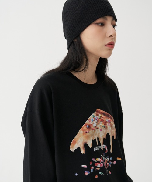 FEKETE(フェケテ)の「FEKETE MADE PIZZADRUGS LONG SLEEVE TEE (Graphic by Grace of God)(Tシャツ/カットソー・メンズ・ホワイト/ブラック・FREE)」の19枚目の写真