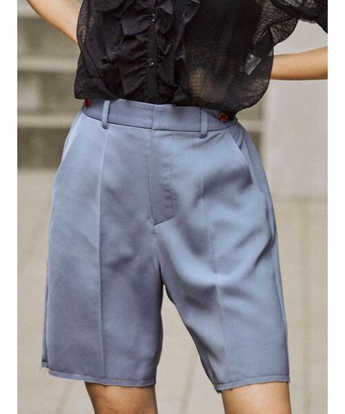 jouetie(ジュエティ)の「カットオフハーフパンツ(その他パンツ・レディース・アイボリー/ブラック/ピンク/ブルー/その他1・MEDIUM)」の4枚目の写真