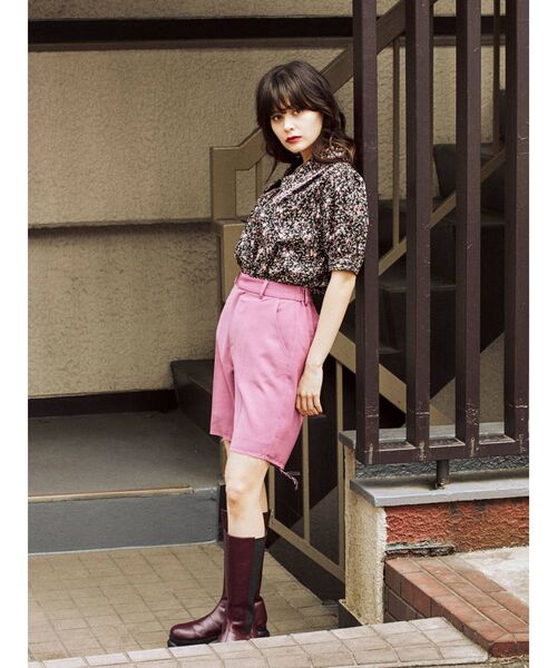 jouetie(ジュエティ)の「カットオフハーフパンツ(その他パンツ・レディース・アイボリー/ブラック/ピンク/ブルー/その他1・MEDIUM)」の11枚目の写真