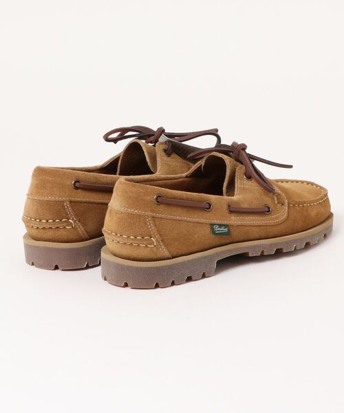 Paraboot（パラブーツ）の「【PARABOOT】BARTH MEN（モカシン/デッキシューズ・メンズ・キャメル/ブラック・7h/7/8/6h）」の4枚目の写真