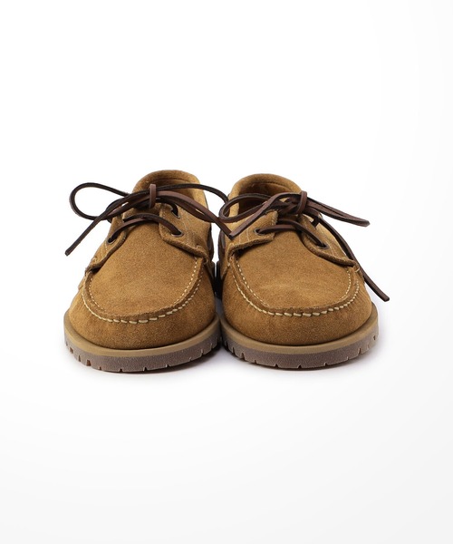 Paraboot（パラブーツ）の「【PARABOOT】BARTH MEN（モカシン/デッキシューズ・メンズ・キャメル/ブラック・7h/7/8/6h）」の12枚目の写真