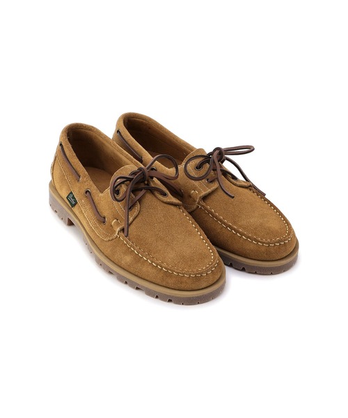 Paraboot（パラブーツ）の「【PARABOOT】BARTH MEN（モカシン/デッキシューズ・メンズ・キャメル/ブラック・7h/7/8/6h）」の7枚目の写真