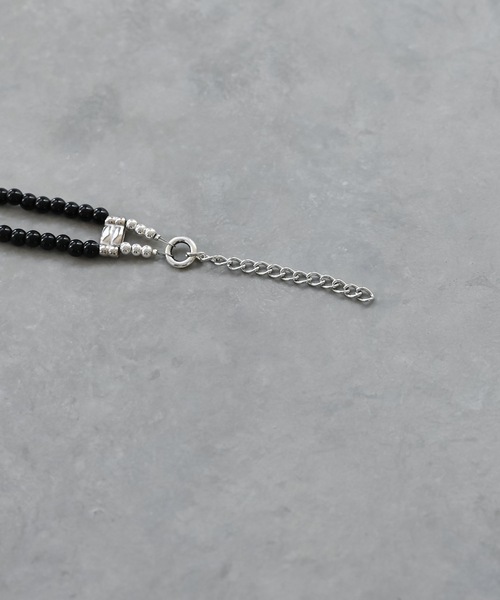 Editors Draw（エディターズドロー）の「SV925×ストーンビーズチョーカー Ria. Jaysmee/リアジェイズミー（チョーカー・レディース・ブラック/ターコイズブルー/レッド/ホワイト×ブルー/ホワイト/ブラック×ホワイト・ONE SIZE）」の9枚目の写真