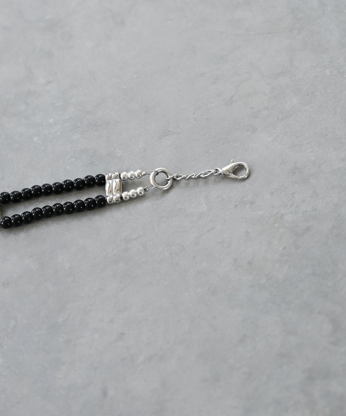 Editors Draw（エディターズドロー）の「SV925×ストーンビーズチョーカー Ria. Jaysmee/リアジェイズミー（チョーカー・レディース・ブラック/ターコイズブルー/レッド/ホワイト×ブルー/ホワイト/ブラック×ホワイト・ONE SIZE）」の14枚目の写真