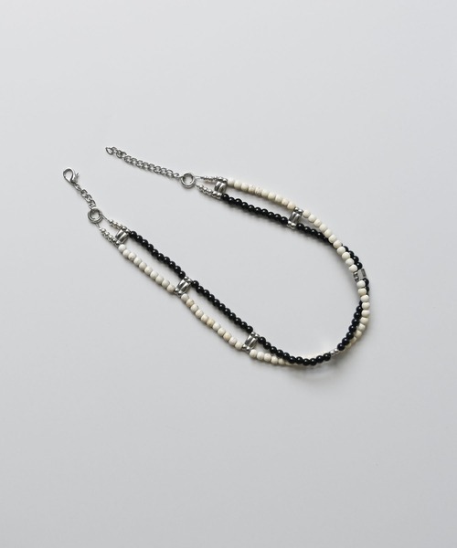 Editors Draw（エディターズドロー）の「SV925×ストーンビーズチョーカー Ria. Jaysmee/リアジェイズミー（チョーカー・レディース・ブラック/ターコイズブルー/レッド/ホワイト×ブルー/ホワイト/ブラック×ホワイト・ONE SIZE）」の21枚目の写真