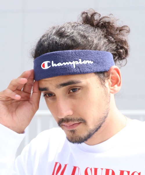 Champion（チャンピオン）の「Champion/チャンピオン HAIRBAND ヘアバンド/ヘッドバンド（ヘアバンド・メンズ・ホワイト/グレー/インディゴブルー/ブルー/マルチ/ブラック/ネイビー・FREE）」の6枚目の写真
