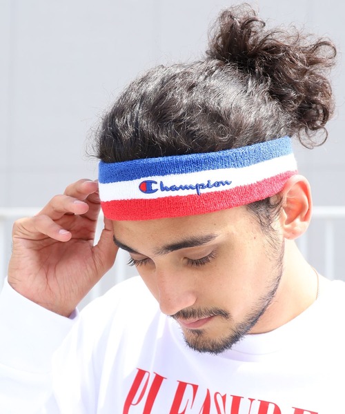 Champion（チャンピオン）の「Champion/チャンピオン HAIRBAND ヘアバンド/ヘッドバンド（ヘアバンド・メンズ・ホワイト/グレー/インディゴブルー/ブルー/マルチ/ブラック/ネイビー・FREE）」の7枚目の写真