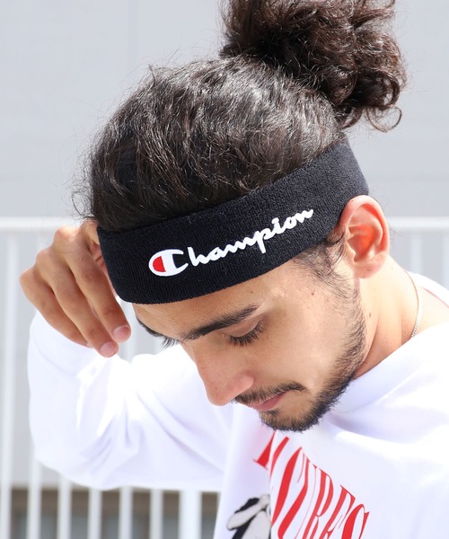 Champion（チャンピオン）の「Champion/チャンピオン HAIRBAND ヘアバンド/ヘッドバンド（ヘアバンド・メンズ・ホワイト/グレー/インディゴブルー/ブルー/マルチ/ブラック/ネイビー・FREE）」の3枚目の写真