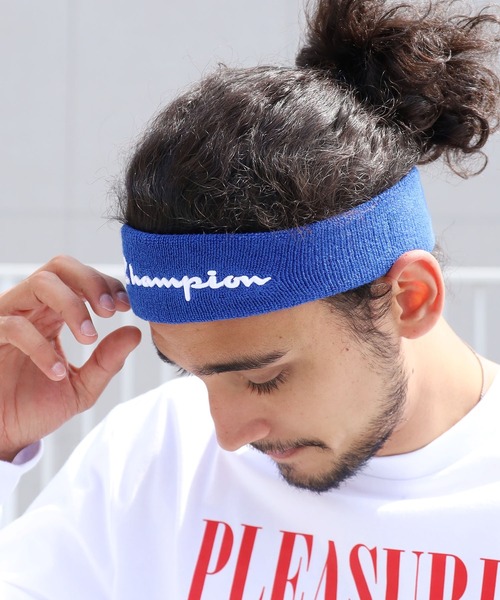 Champion（チャンピオン）の「Champion/チャンピオン HAIRBAND ヘアバンド/ヘッドバンド（ヘアバンド・メンズ・ホワイト/グレー/インディゴブルー/ブルー/マルチ/ブラック/ネイビー・FREE）」の21枚目の写真