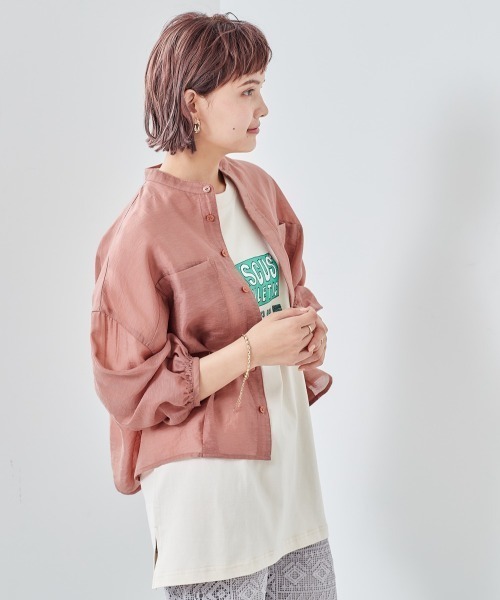 cepo（セポ）の「バックギャザーブラウス（シャツ/ブラウス・レディース・ブラック/グレー/ピンク/グリーン・M）」の14枚目の写真