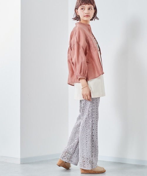 cepo（セポ）の「バックギャザーブラウス（シャツ/ブラウス・レディース・ブラック/グレー/ピンク/グリーン・M）」の17枚目の写真