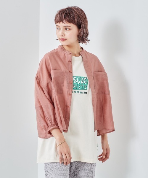 cepo（セポ）の「バックギャザーブラウス（シャツ/ブラウス・レディース・ブラック/グレー/ピンク/グリーン・M）」の12枚目の写真