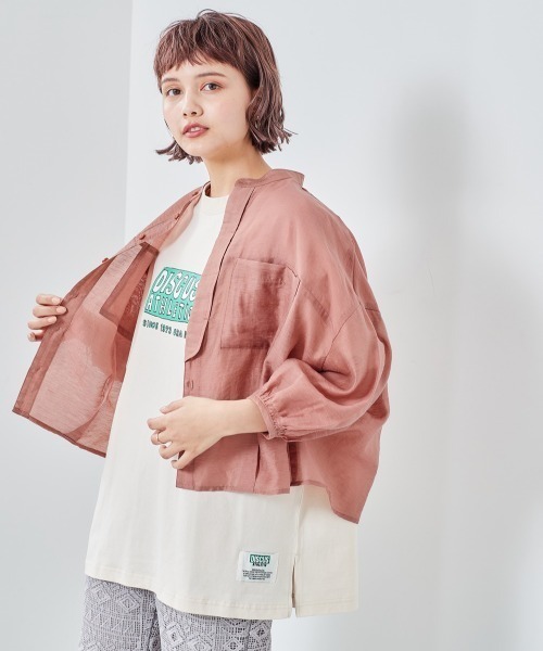 cepo（セポ）の「バックギャザーブラウス（シャツ/ブラウス・レディース・ブラック/グレー/ピンク/グリーン・M）」の13枚目の写真