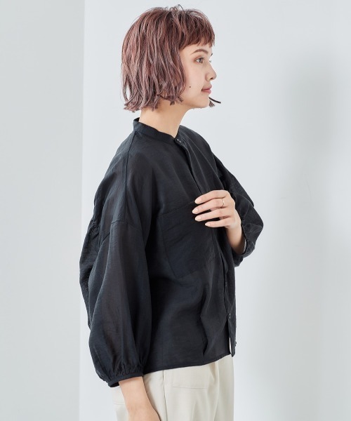 cepo（セポ）の「バックギャザーブラウス（シャツ/ブラウス・レディース・ブラック/グレー/ピンク/グリーン・M）」の19枚目の写真