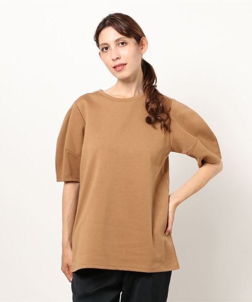 FELLINI（フェリーニ）の「Tシャツ（Tシャツ/カットソー・レディース・ホワイト/ブラック/ブラウン/カーキ・M）」の3枚目の写真