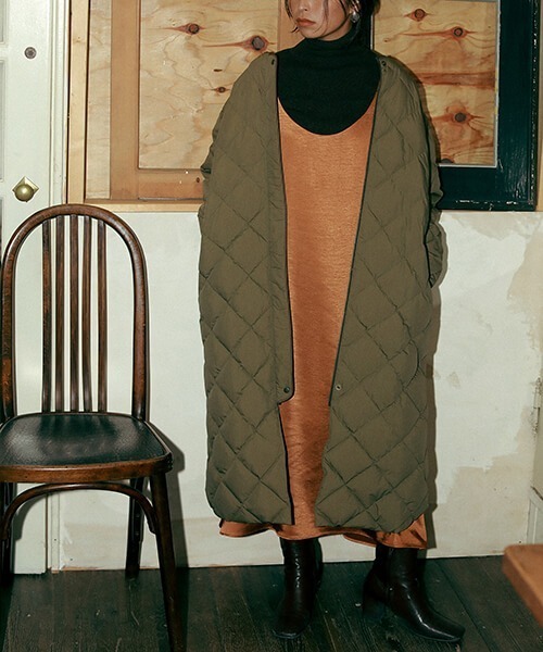 CREDONA(クレドナ)の「VintageサテンOP(ワンピース・レディース・オレンジ・FREE)」の5枚目の写真