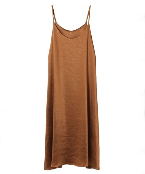 CREDONA(クレドナ)の「VintageサテンOP(ワンピース・レディース・オレンジ・FREE)」の7枚目の写真