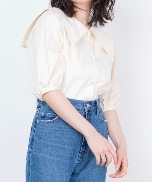 セール Wego Web限定 セーラーカラーブラウス シャツ ブラウス Wego ウィゴー のファッション通販 Zozotown