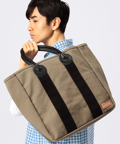 B:MING by BEAMS（ビーミングバイビームス）の「buddy / DogCarryTote（トートバッグ・メンズ・ネイビー/オフホワイト/グリーン系その他・ONE SIZE）」の3枚目の写真