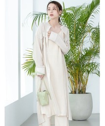 ダブルポケットシアーシャツワンピース