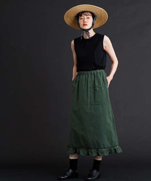 Malle（マル）の「malle ラミー/コットン　衿レース編み　ノースリプルオーバー（ニット/セーター・レディース・ライトグレー/ブラック/ベージュ・FREE）」の22枚目の写真