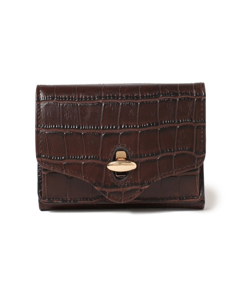 Ray BEAMS（レイビームス）の「【WEB限定】Hashibami / 型押し ウォレット（財布・レディース・ダークブラウン/カーキ/ピンク系その他/ナチュラル/グレー/パープル/ネイビー/ブラック/イエロー/サックスブルー/レッド系その他4/シルバー・ONE SIZE）」の3枚目の写真