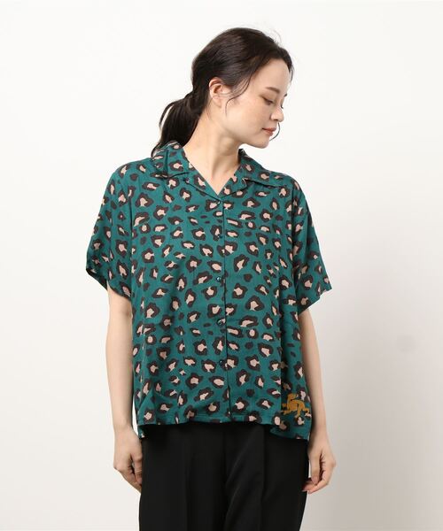 チャイハネ（チャイハネ）の「【チャイハネ】ジャングルシャツ（シャツ/ブラウス・レディース・ホワイト/ベージュ/ネイビー/ブラウン/グリーン/マスタード/グレー/カーキ/ライトブラウン・FREE）」の17枚目の写真