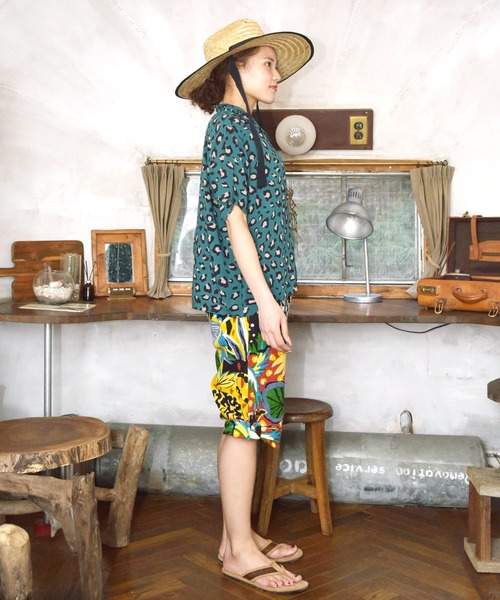 チャイハネ（チャイハネ）の「【チャイハネ】ジャングルシャツ（シャツ/ブラウス・レディース・ホワイト/ベージュ/ネイビー/ブラウン/グリーン/マスタード/グレー/カーキ/ライトブラウン・FREE）」の21枚目の写真