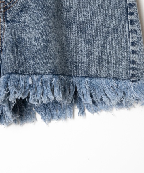 WEGO（ウィゴー）の「WEGO/フリンジショートパンツ（デニムパンツ・レディース・ブラック系その他/コバルトブルー・LARGE/MEDIUM/SMALL）」の6枚目の写真