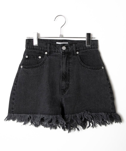 WEGO（ウィゴー）の「WEGO/フリンジショートパンツ（デニムパンツ・レディース・ブラック系その他/コバルトブルー・LARGE/MEDIUM/SMALL）」の8枚目の写真