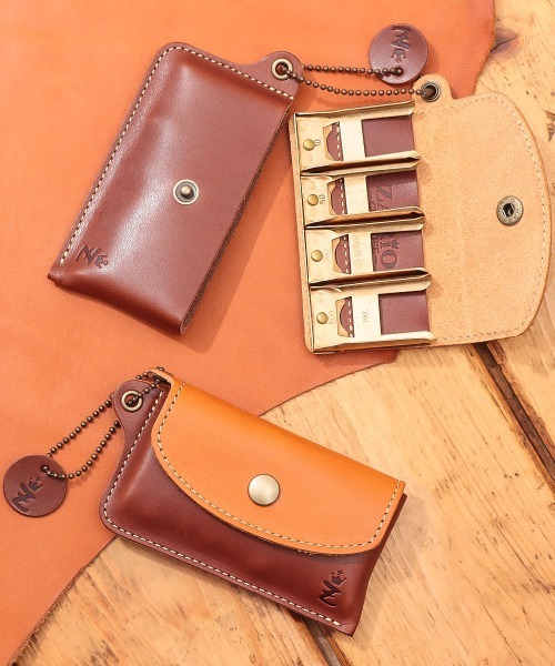 ZARIO-grandee-（ザリオ）の「栃木レザーバイカラーセパレートタイプコインケース（コインケース・メンズ・ブラック/ネイビー/ブラウン/グリーン/キャメル/イエロー系その他・ONE SIZE）」の3枚目の写真