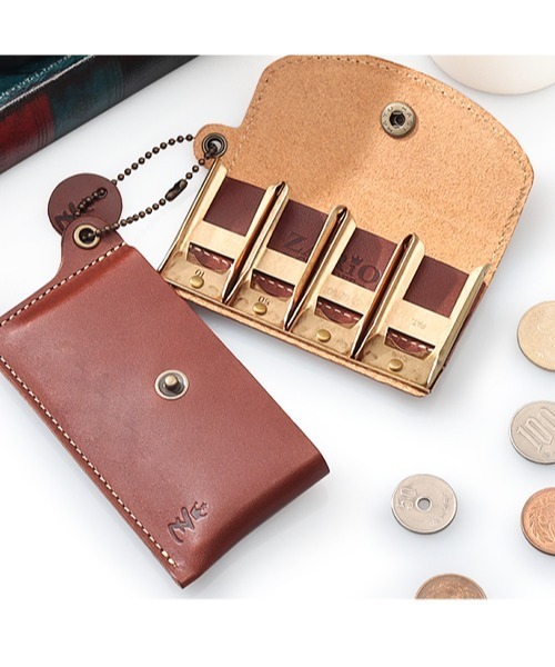 ZARIO-grandee-（ザリオ）の「栃木レザーバイカラーセパレートタイプコインケース（コインケース・メンズ・ブラック/ネイビー/ブラウン/グリーン/キャメル/イエロー系その他・ONE SIZE）」の7枚目の写真