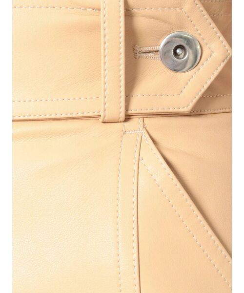 MERCURYDUO(マーキュリーデュオ)の「フェイクレザータイトロングスカート(スカート・レディース・アイボリー/ベージュ・SMALL/MEDIUM)」の10枚目の写真