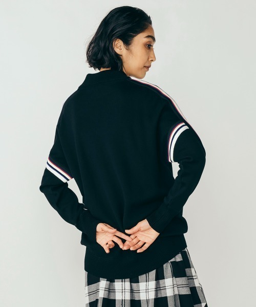 DOUBLE STANDARD CLOTHING（ダブルスタンダードクロージング）の「接結編みワッペンニット（ニット/セーター・レディース・ブラック/グレー/オレンジ・FREE）」の14枚目の写真