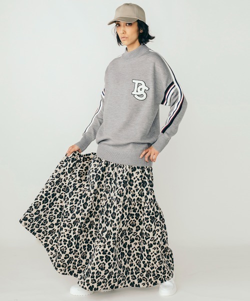 DOUBLE STANDARD CLOTHING（ダブルスタンダードクロージング）の「接結編みワッペンニット（ニット/セーター・レディース・ブラック/グレー/オレンジ・FREE）」の15枚目の写真