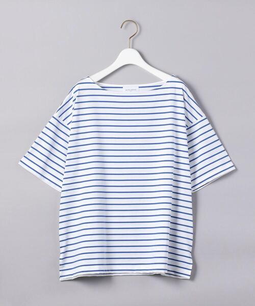 UNITED ARROWS（ユナイテッドアローズ）の「UWSC ボーダー ショートスリーブ カットソー◆（Tシャツ/カットソー・レディース・ブラック/イエロー/ロイヤルブルー・FREE）」の8枚目の写真