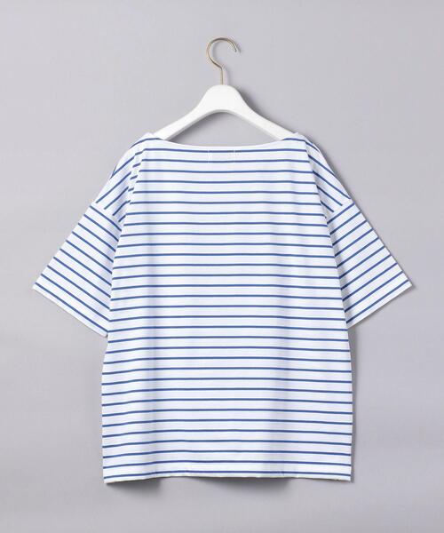 UNITED ARROWS（ユナイテッドアローズ）の「UWSC ボーダー ショートスリーブ カットソー◆（Tシャツ/カットソー・レディース・ブラック/イエロー/ロイヤルブルー・FREE）」の9枚目の写真