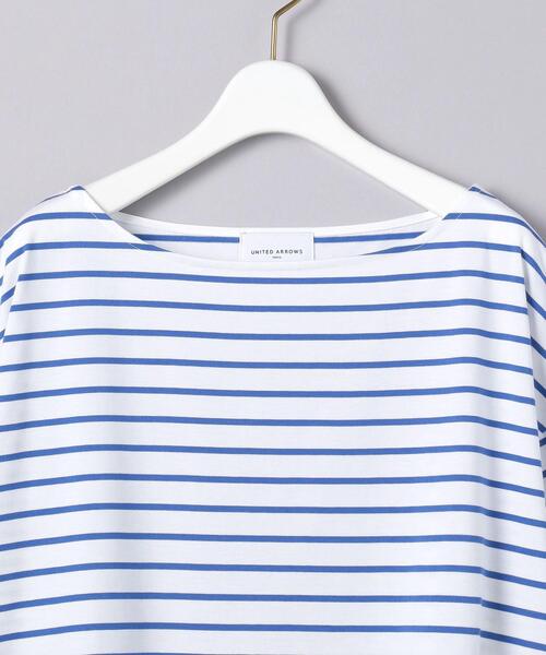 UNITED ARROWS（ユナイテッドアローズ）の「UWSC ボーダー ショートスリーブ カットソー◆（Tシャツ/カットソー・レディース・ブラック/イエロー/ロイヤルブルー・FREE）」の10枚目の写真