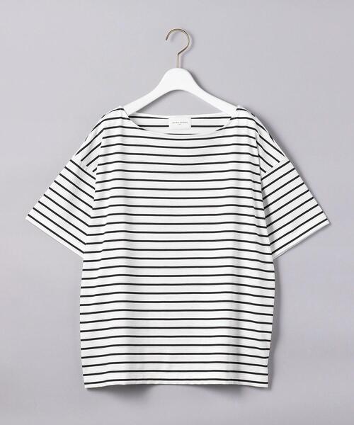 UNITED ARROWS（ユナイテッドアローズ）の「UWSC ボーダー ショートスリーブ カットソー◆（Tシャツ/カットソー・レディース・ブラック/イエロー/ロイヤルブルー・FREE）」の14枚目の写真