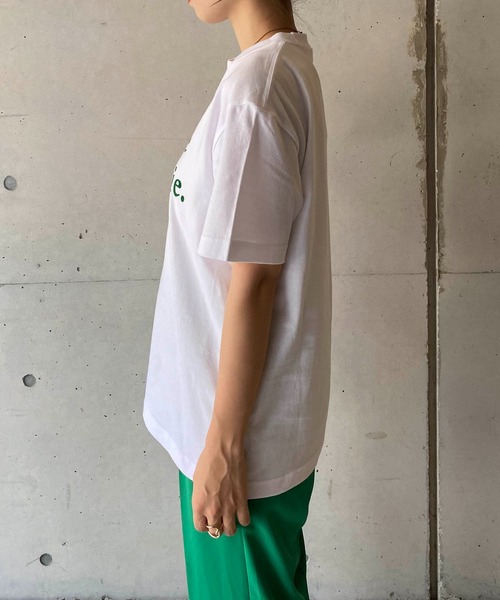 CAPRICIEUX LE'MAGE(カプリシューレマージュ)の「<新色追加>Musique Tシャツ(Tシャツ/カットソー・レディース・チャコールグレー/グレイッシュベージュ/ホワイト/ライトグレー/ホワイト系その他2・FREE)」の16枚目の写真