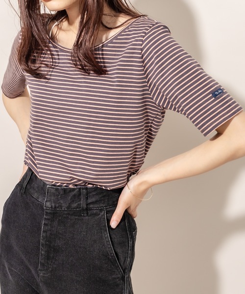 mline（エムライン）の「[mline] WEB限定 チビTシャツ（Tシャツ/カットソー・レディース・チャコールグレー/ブラック/オフホワイト/ピンク/ライム・FREE）」の21枚目の写真