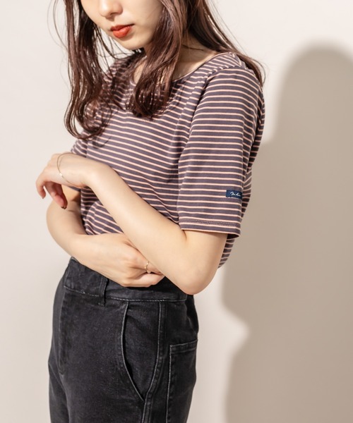 mline（エムライン）の「[mline] WEB限定 チビTシャツ（Tシャツ/カットソー・レディース・チャコールグレー/ブラック/オフホワイト/ピンク/ライム・FREE）」の22枚目の写真