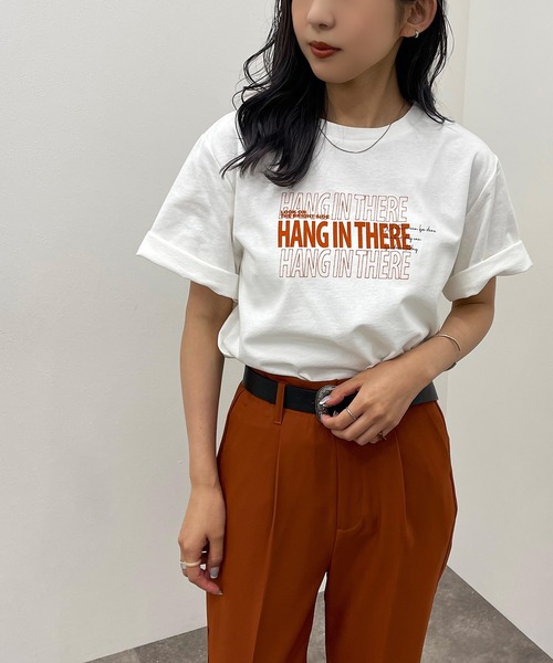 apres jour mignon（アプレジュールミニョン）の「シュエットサイズアソートＴシャツ２【ZOZOTOWN限定アイテム】（Tシャツ/カットソー・レディース・オフホワイト/ブラック系その他2/ホワイト系その他2/ブラック/グリーン/ブラック系その他/パープル/ホワイト系その他3・フリー/X-LARGE）」の22枚目の写真