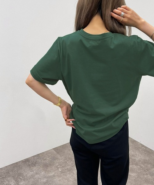 apres jour mignon（アプレジュールミニョン）の「シュエットサイズアソートＴシャツ２【ZOZOTOWN限定アイテム】（Tシャツ/カットソー・レディース・オフホワイト/ブラック系その他2/ホワイト系その他2/ブラック/グリーン/ブラック系その他/パープル/ホワイト系その他3・フリー/X-LARGE）」の17枚目の写真