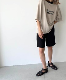 CANAL JEAN | via j(ヴィアジェイ) "STARVIN MARVIN"リンガー半袖Tシャツ(Tシャツ/カットソー)