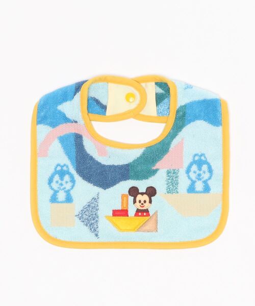 Disney｜KIDEA（ディズニー｜キディア）の「【 Disney KIDEA / ディズニーキディア】TUNAGARU UMI BIBスタイ/ よだれかけ 711147150　TOB（スタイ/よだれかけ・キッズ・ブルー・FREE）」の3枚目の写真