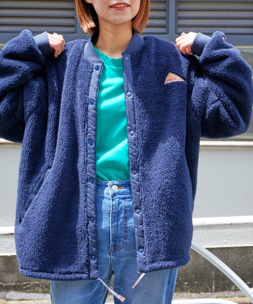 KELTY（ケルティ）の「【ZOZOTOWN限定】【KELTY/ケルティ】別注フロントスナップレトロフリースカーディガン（ノーカラージャケット・メンズ・アイボリー/ベージュ/ブラック/ネイビー・SMALL/MEDIUM/X-LARGE/LARGE）」の17枚目の写真