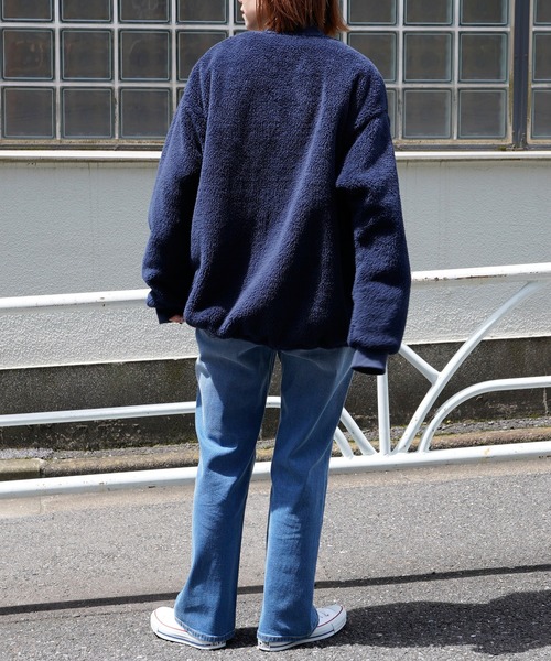 KELTY（ケルティ）の「【ZOZOTOWN限定】【KELTY/ケルティ】別注フロントスナップレトロフリースカーディガン（ノーカラージャケット・メンズ・アイボリー/ベージュ/ブラック/ネイビー・SMALL/MEDIUM/X-LARGE/LARGE）」の20枚目の写真